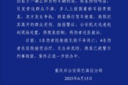 八字命盘重庆一司机因持续鸣笛引发争执 强行驶离致1人死亡4人受伤